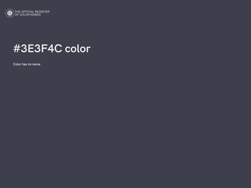 #3E3F4C color image