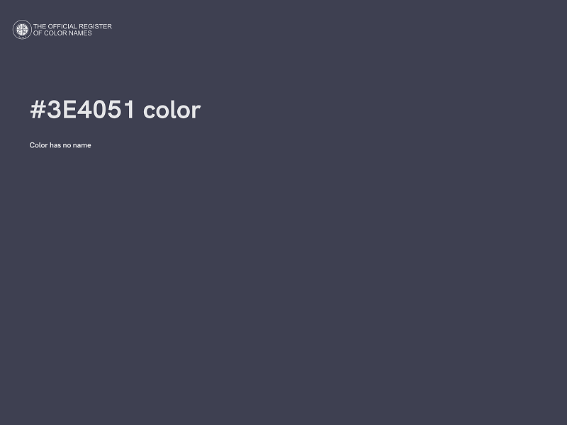 #3E4051 color image
