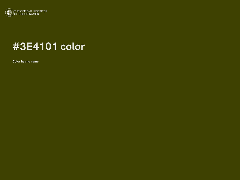 #3E4101 color image