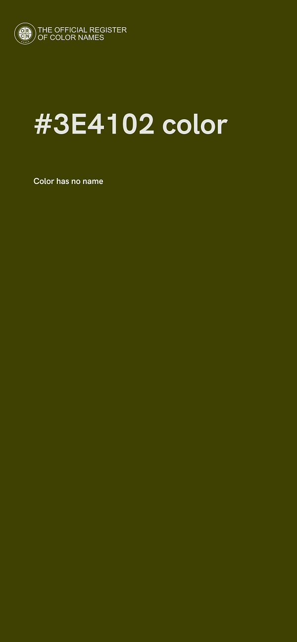 #3E4102 color image
