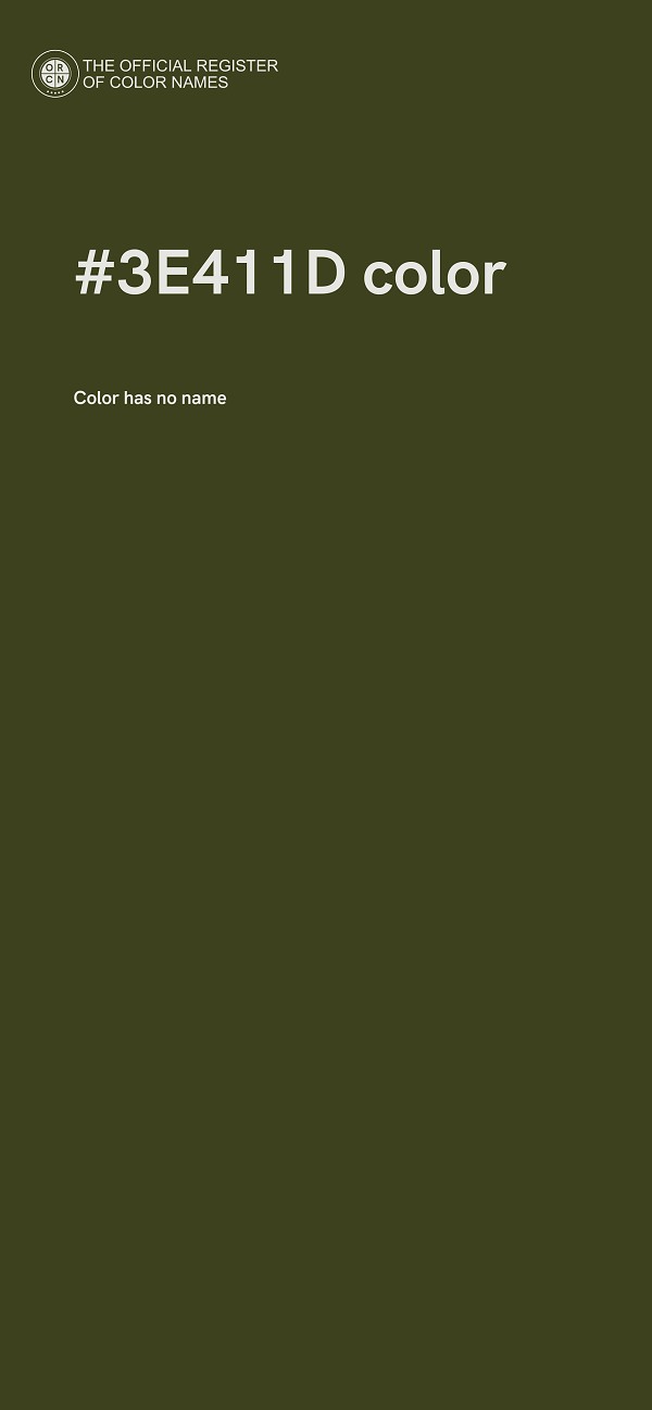 #3E411D color image