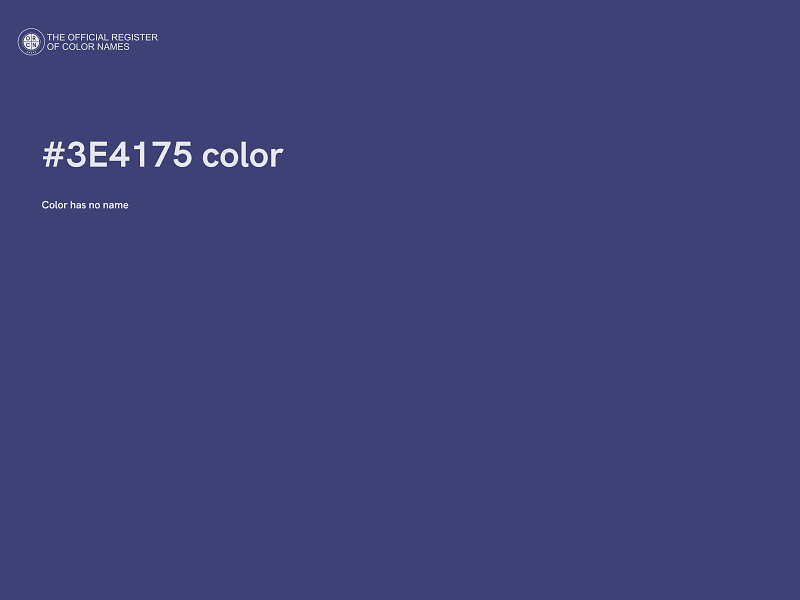 #3E4175 color image