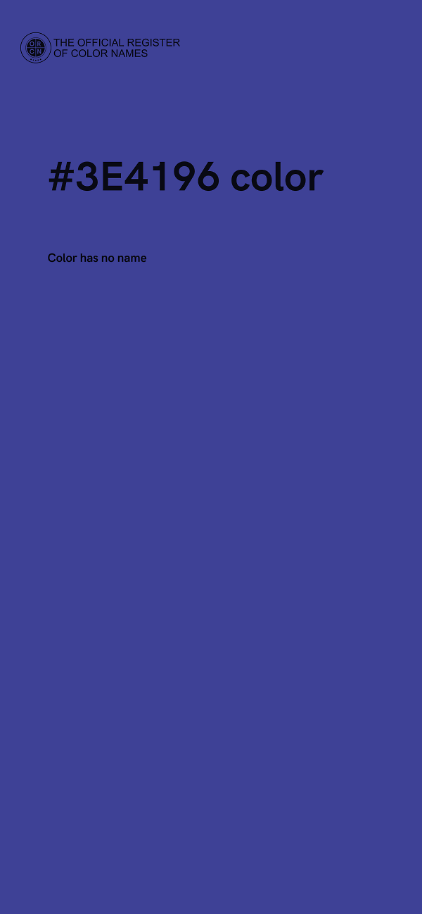 #3E4196 color image