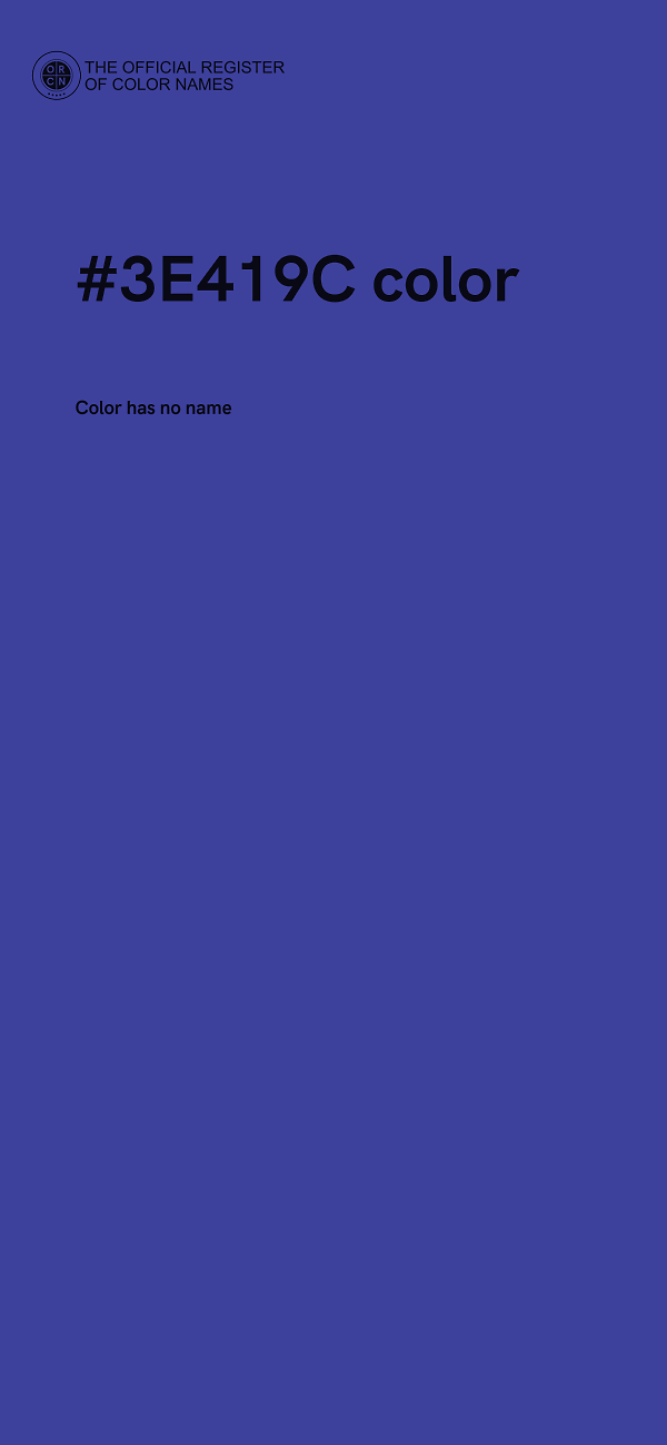 #3E419C color image