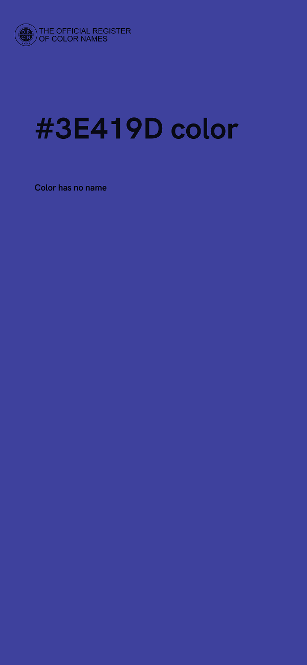 #3E419D color image