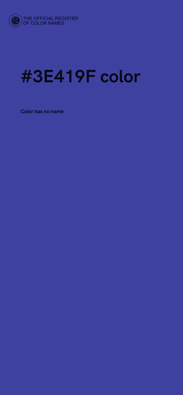 #3E419F color image