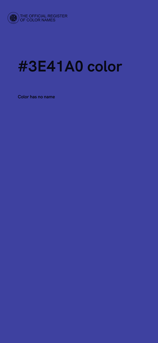 #3E41A0 color image