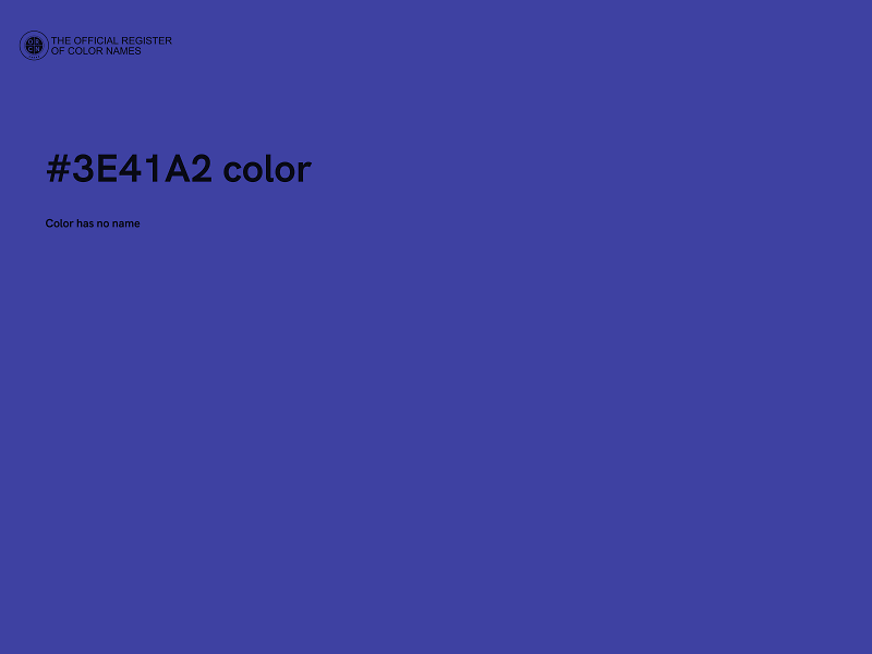 #3E41A2 color image