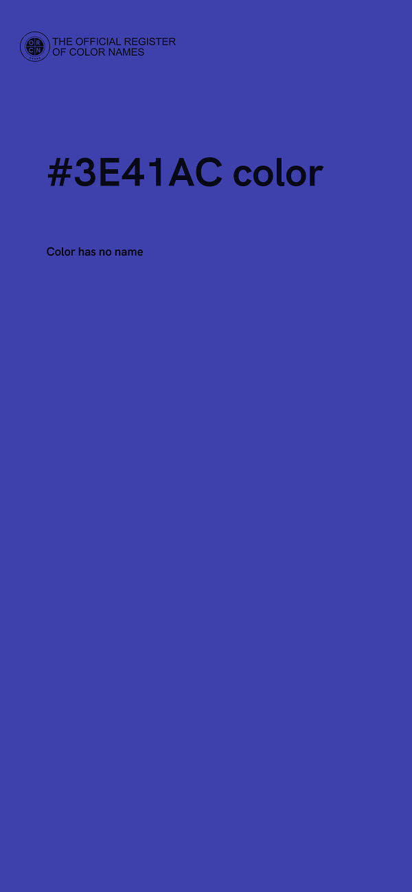 #3E41AC color image
