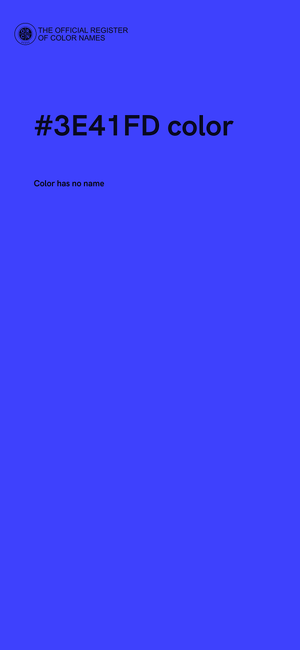 #3E41FD color image