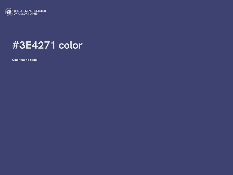 #3E4271 color image