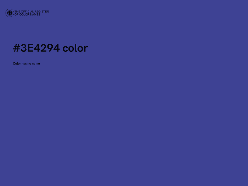 #3E4294 color image