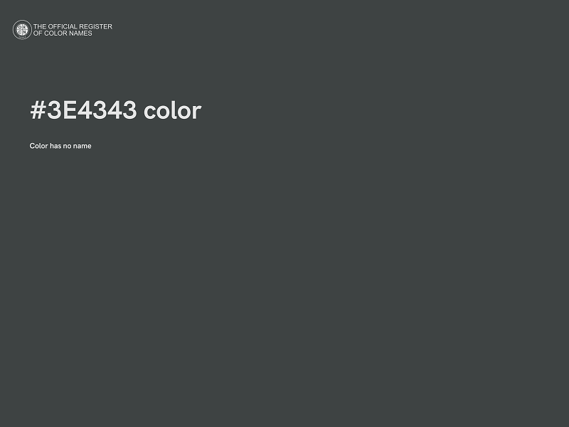 #3E4343 color image