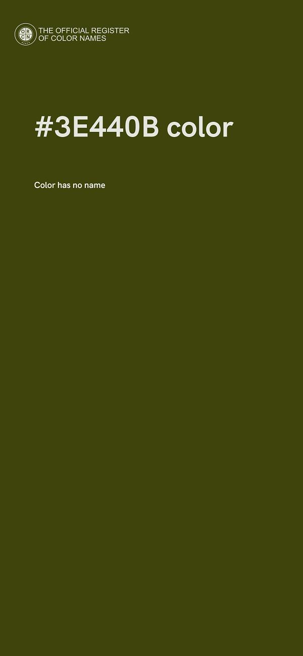 #3E440B color image