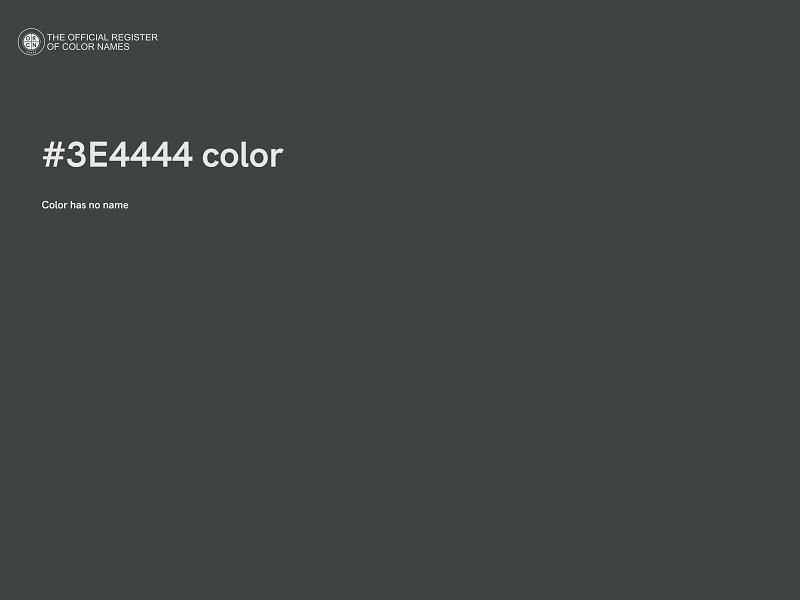 #3E4444 color image