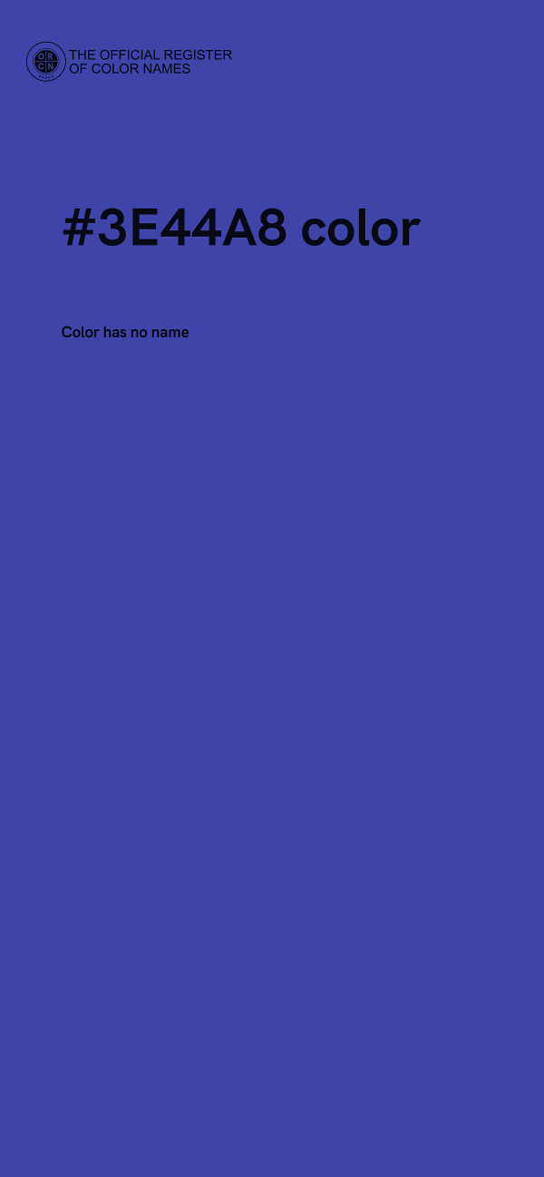 #3E44A8 color image