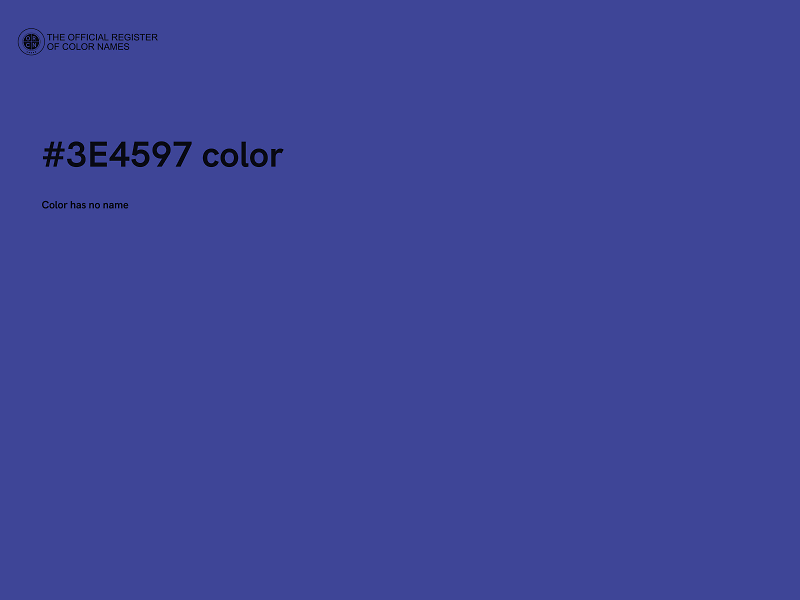 #3E4597 color image