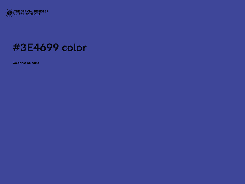#3E4699 color image