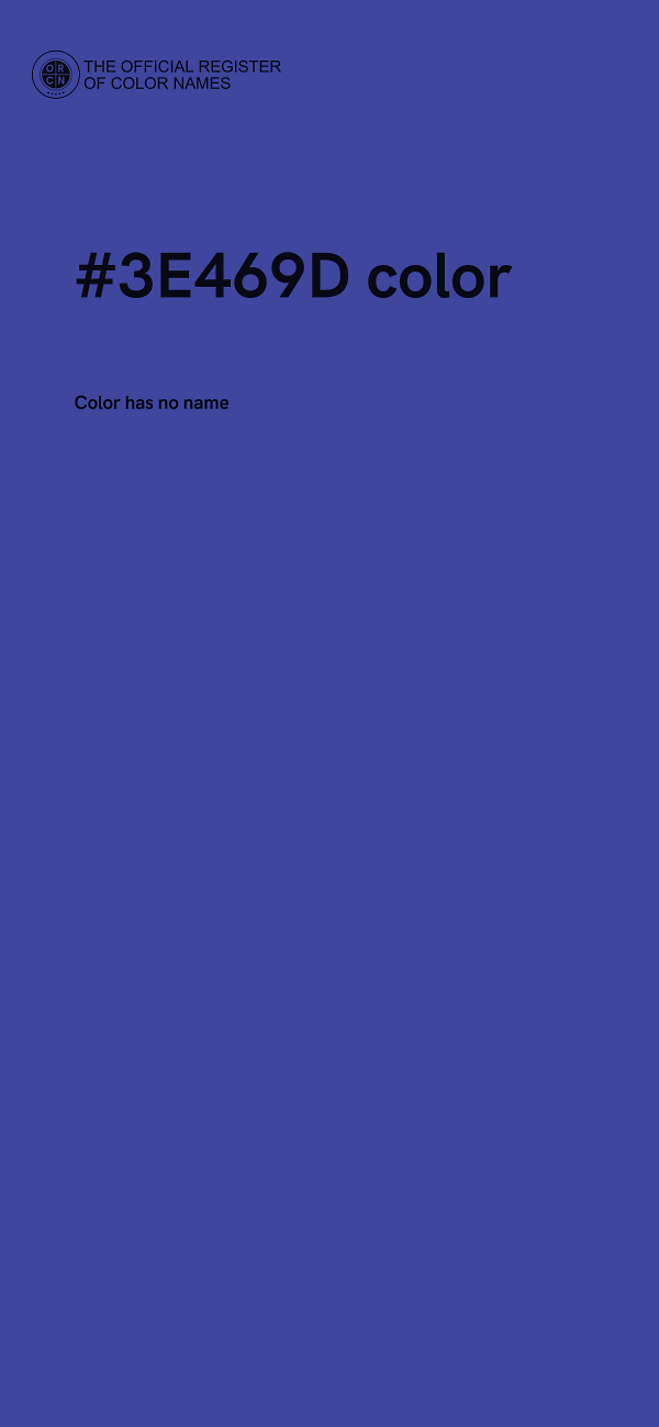 #3E469D color image