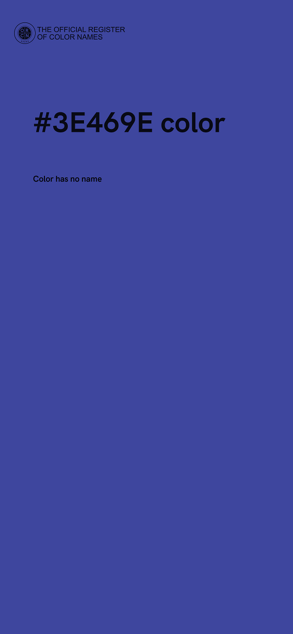 #3E469E color image