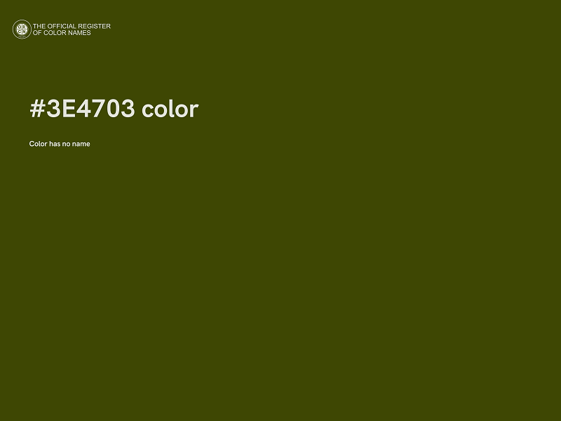#3E4703 color image