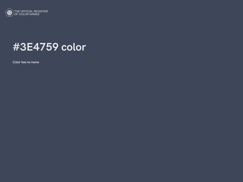 #3E4759 color image