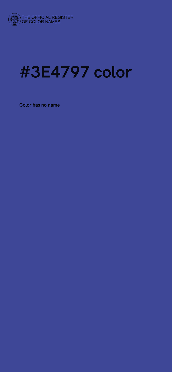 #3E4797 color image