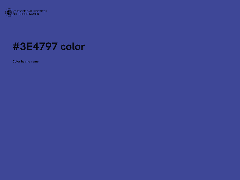 #3E4797 color image