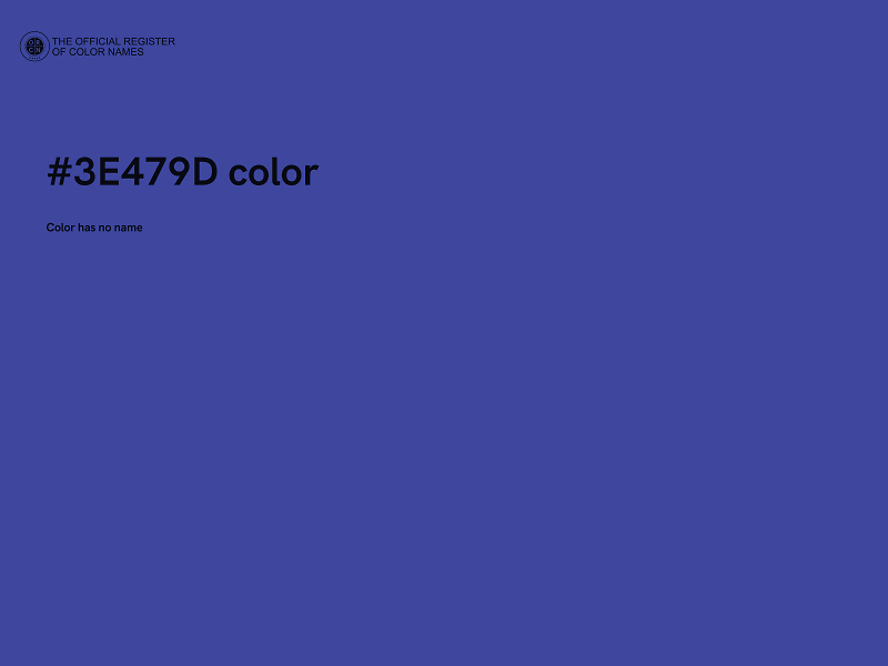 #3E479D color image
