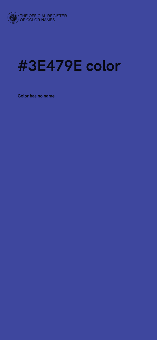 #3E479E color image