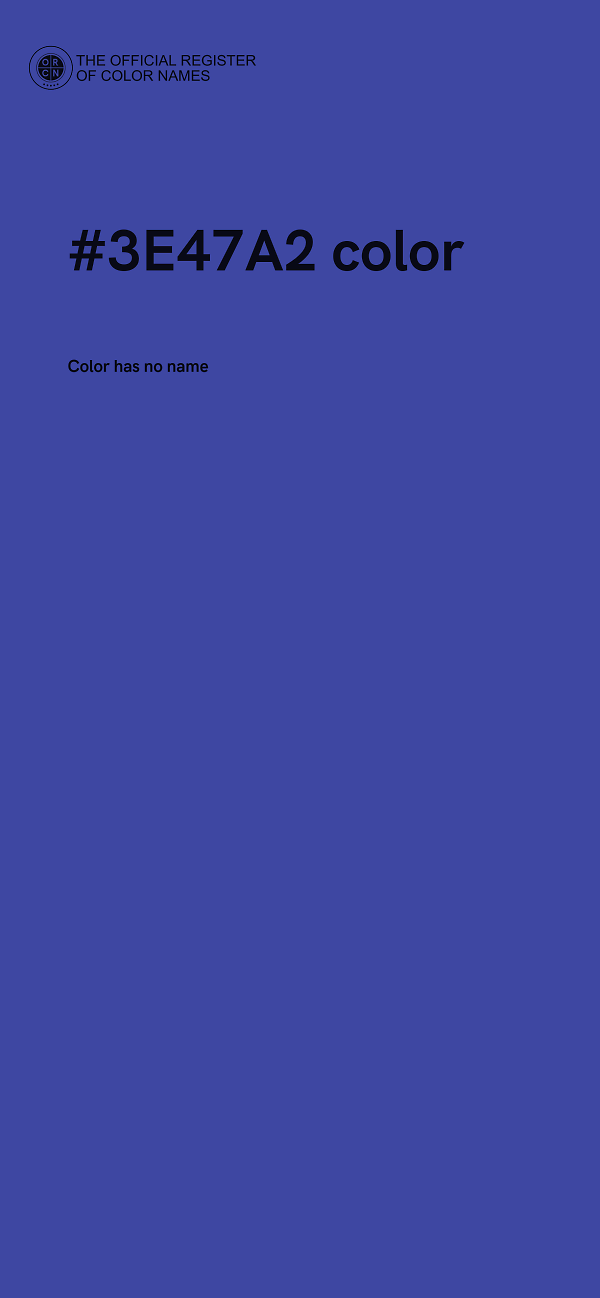 #3E47A2 color image