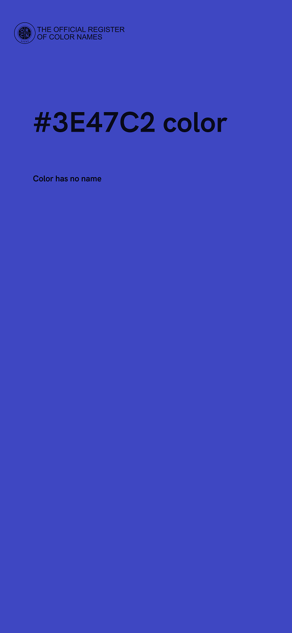 #3E47C2 color image