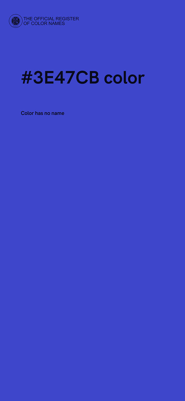 #3E47CB color image