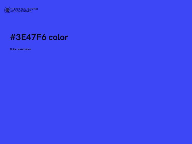 #3E47F6 color image