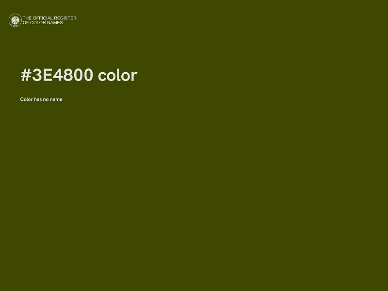 #3E4800 color image