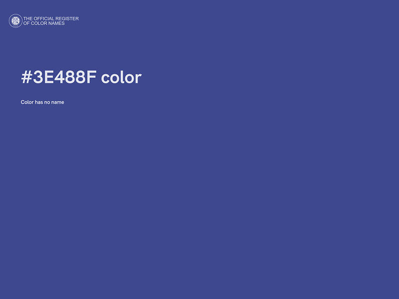 #3E488F color image