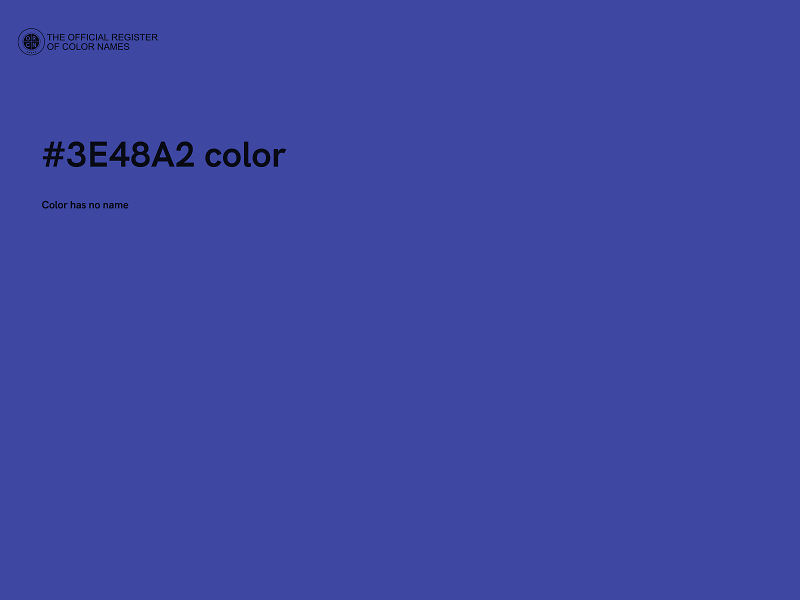 #3E48A2 color image