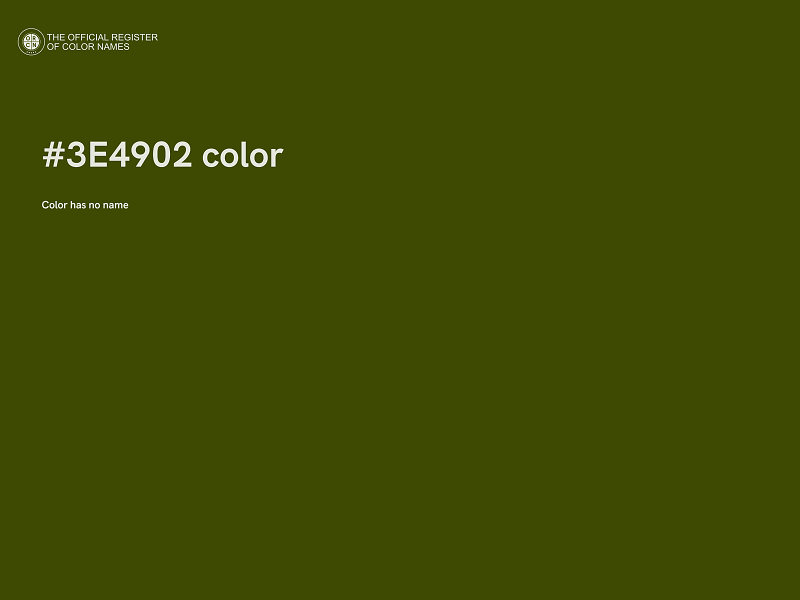 #3E4902 color image