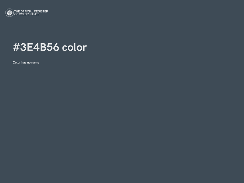 #3E4B56 color image