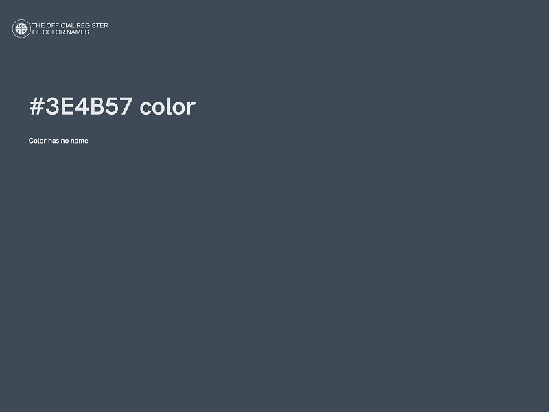 #3E4B57 color image