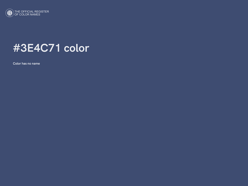 #3E4C71 color image