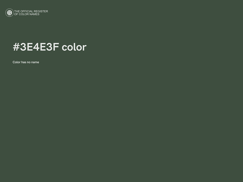 #3E4E3F color image