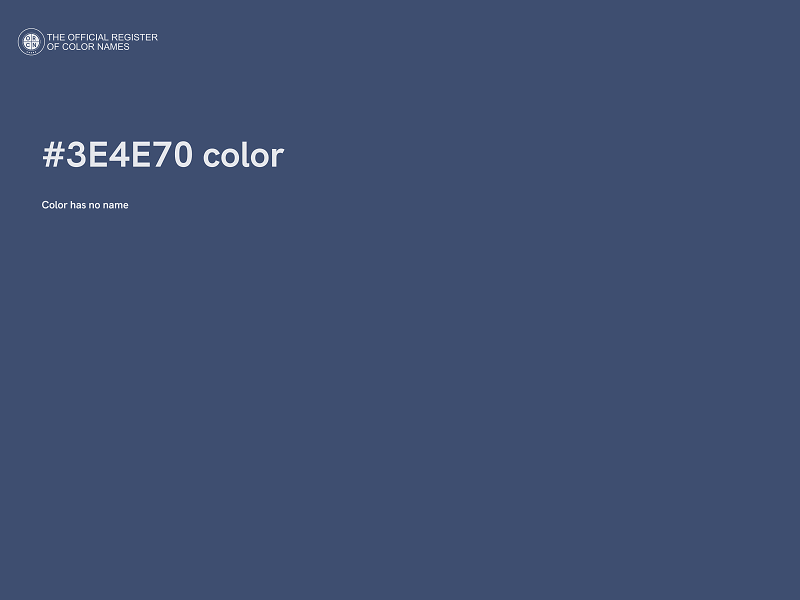 #3E4E70 color image