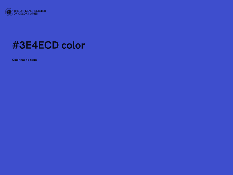 #3E4ECD color image