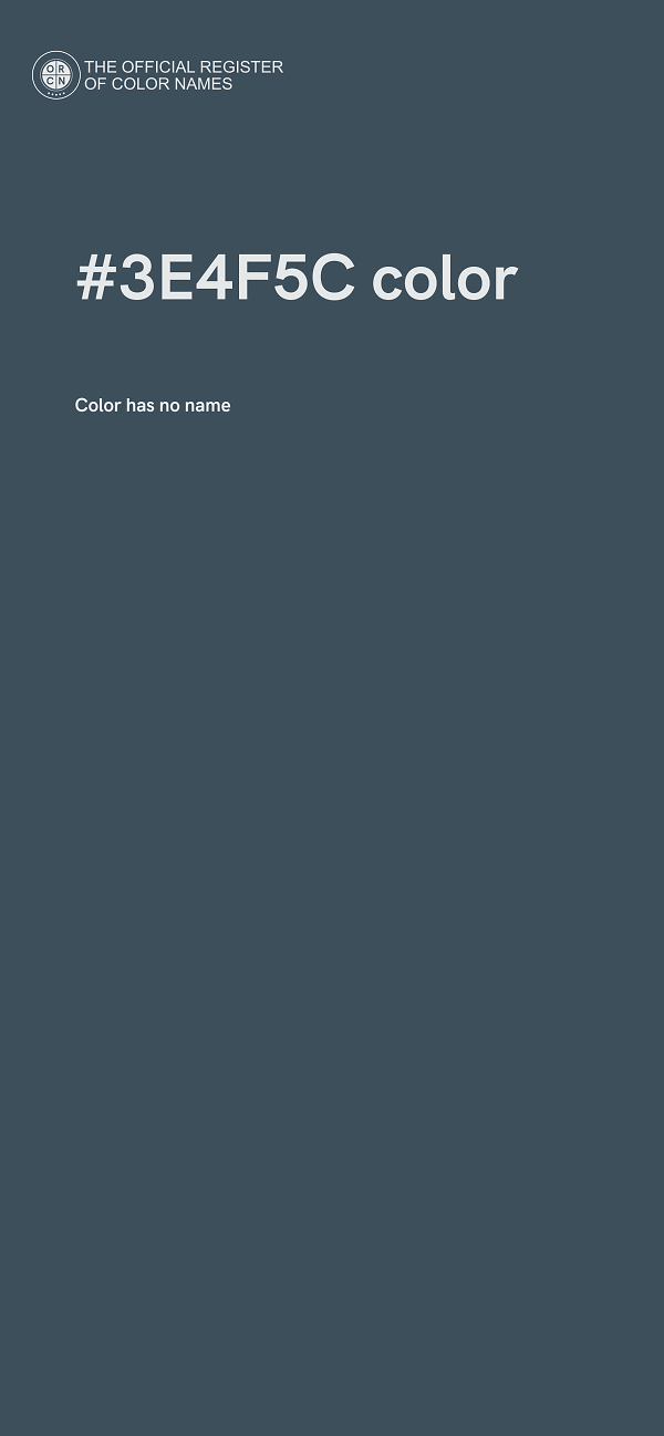 #3E4F5C color image