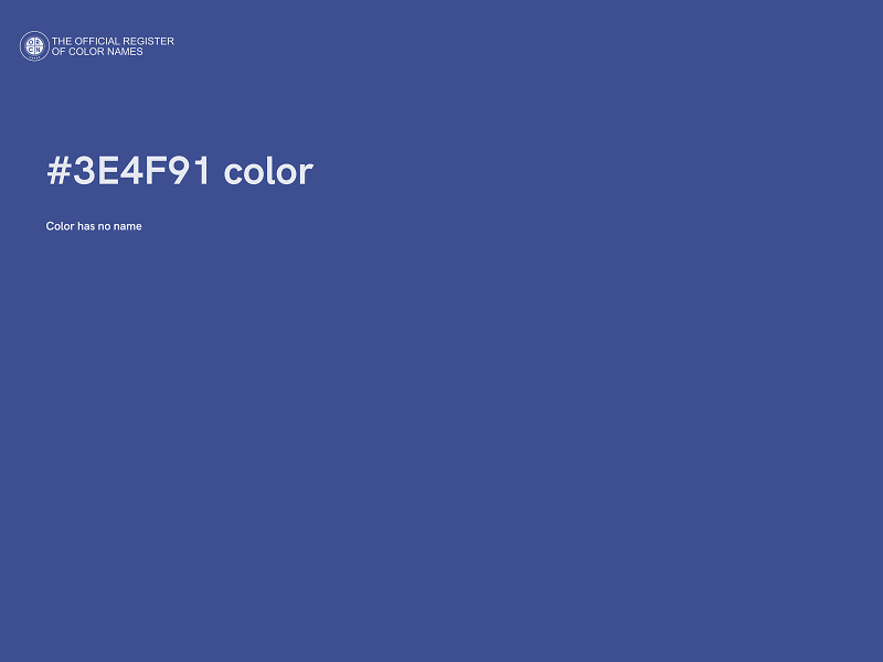 #3E4F91 color image