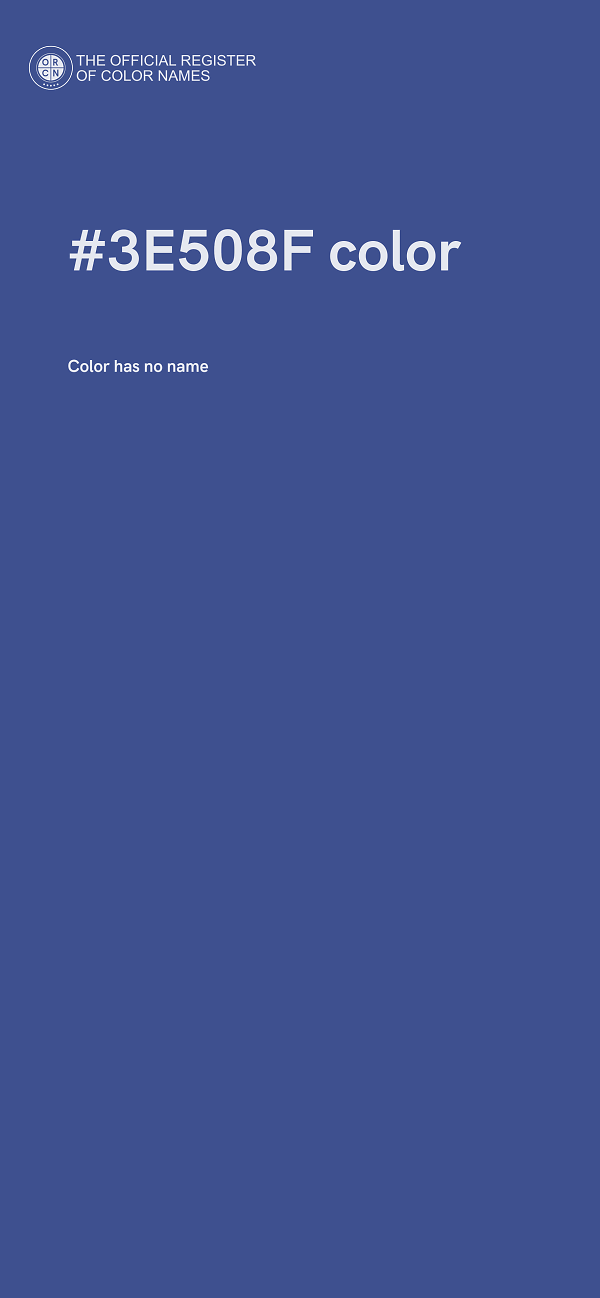 #3E508F color image