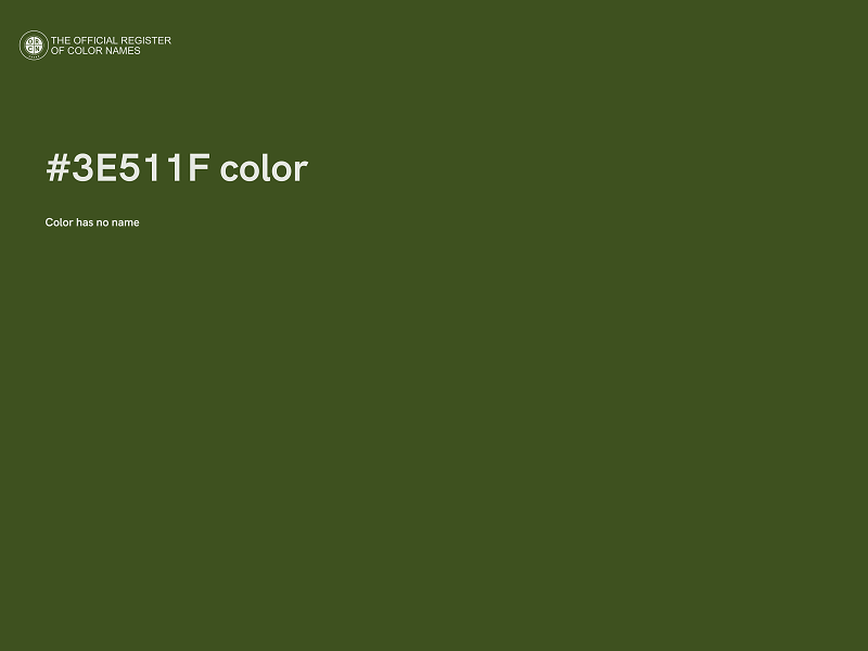 #3E511F color image