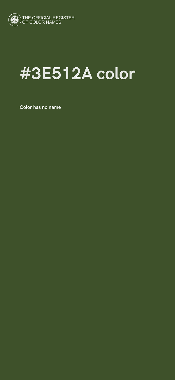 #3E512A color image