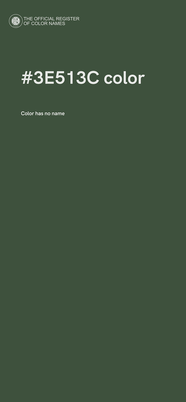#3E513C color image